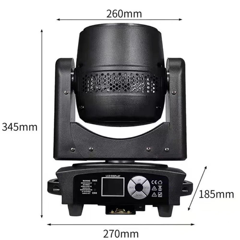 Flightcase + 2 Stück LED 7 x 40 W Mini Bee Eye Wash Zoomlicht DMX512 Moving Head Professionelles DJ-Bar-Party-Show-LED-Bühnenlicht – Detail 3