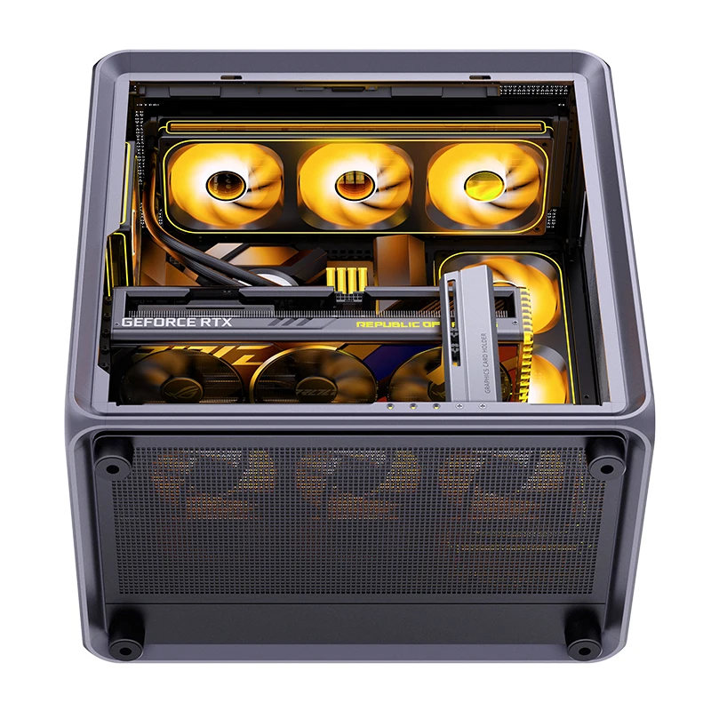 JONSBO BO400 ATX Aluminum Sea View Room Case Three-Sided