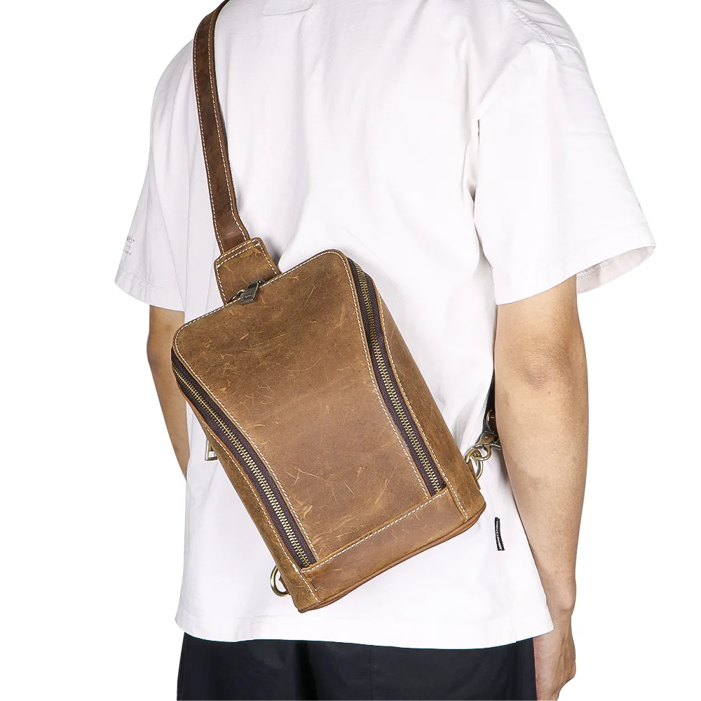 2024-new-genuine-leather-men's-chest-bag-vintage-single-shoulder-crossbody-bag-casual-backpack-fashion-simple-outdoor-sports
