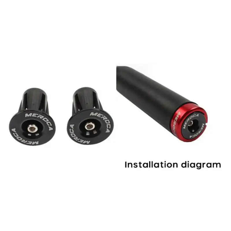 1 paar Fahrrad Lenker End Plugs Aluminium Legierung MTB Road Fahrrad Griffe Fahrrad Währung Lenker Stecker Griff Stecker Fahrrad Teile – Detail 13