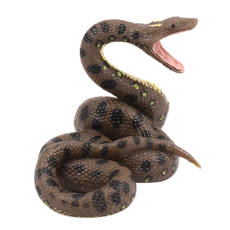 Children'S Toy Snake Model Simulation Reptile Giant Python Big Python Wild Animal Snake Model
