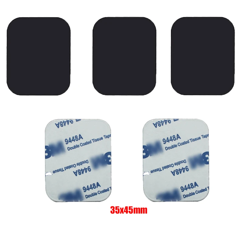 5pcs/Set Metal Disk Plate for Magnetic Phone Holder Black Iron thumbnail 5