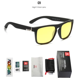 Enhanced Polarized Square Sunglasses for Outdoor Sports & Adventures (C9 night vision)