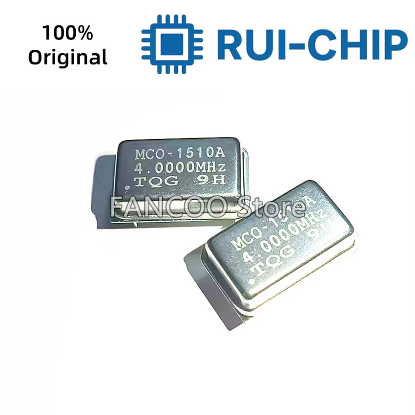 5개 4M 4.000M 4MHZ 4.000MHZ 크리스탈 발진기 액티브 OSC DIP-4 직사각형 풀 사이즈 3.3V 5V