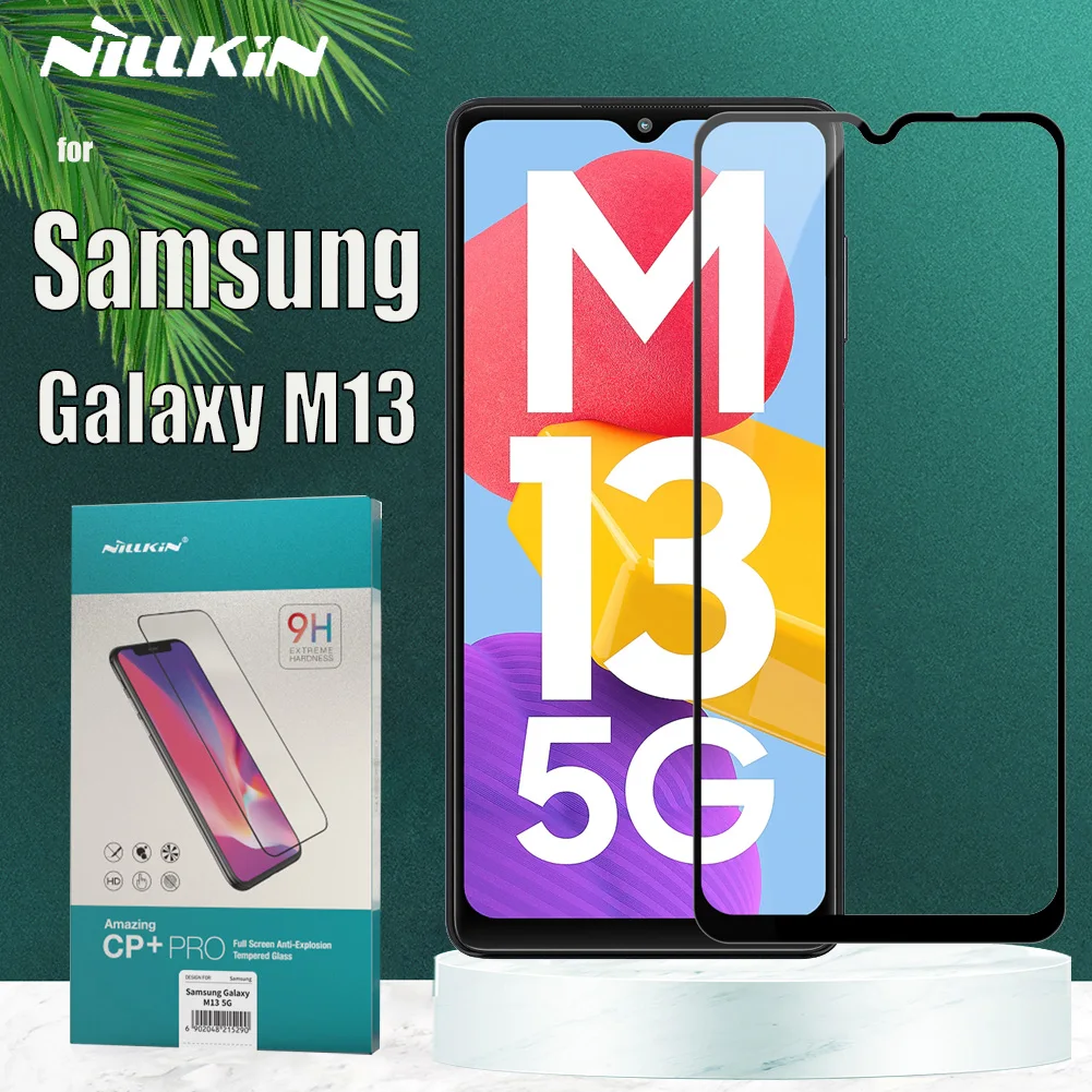 

Для Samsung Galaxy M13 5G закаленное стекло NILLKIN прозрачное 9H твердое полное покрытие Защитная пленка для Samsung M13