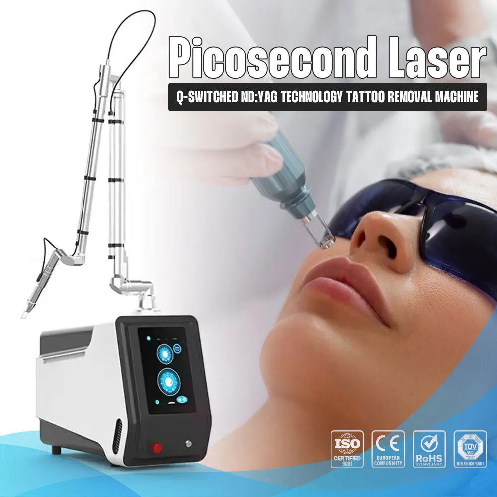 

Q Switched Nd YAG Laser Tattoo Removal Machine Professional Picotech Pigmentation Treatment Blemish Removal Beauty Equipment