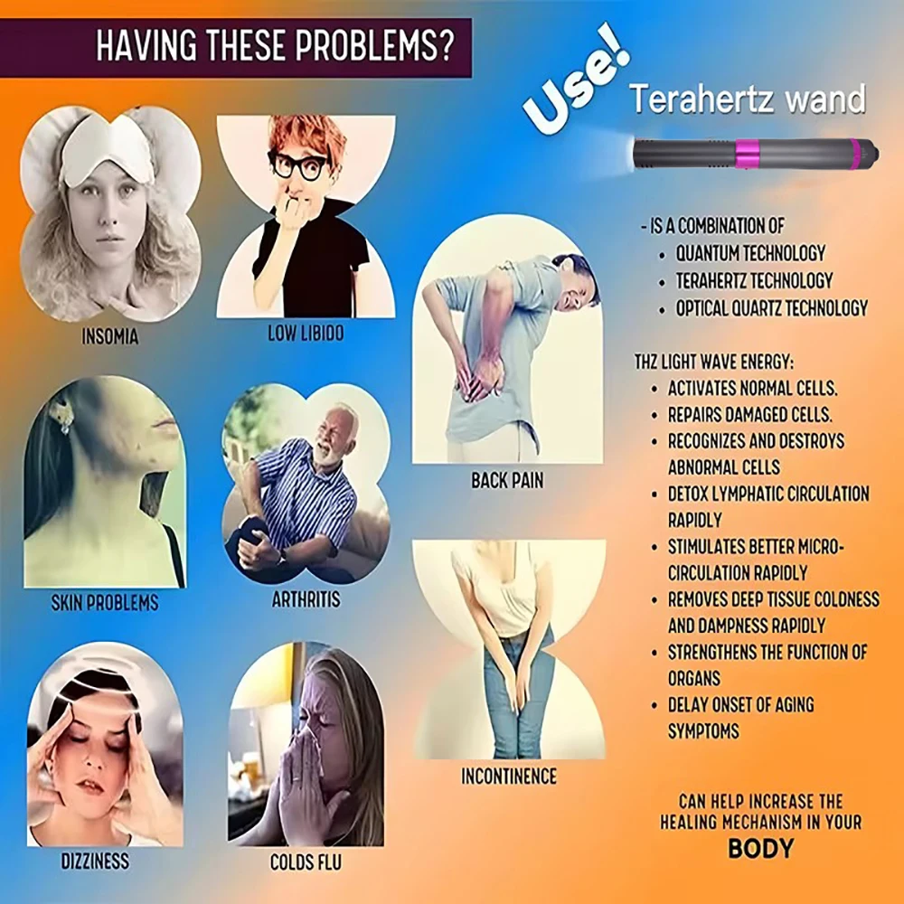 Terahertz I Tera Care pro Itera Care Device original Therapy Device THZ Therapy Stem Cells Physiotherapy Blower Wand