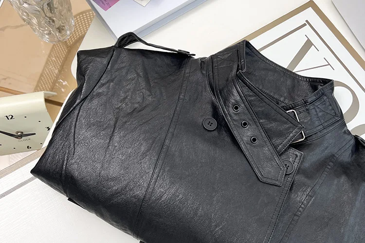 XXXXL Fashion Plus Size Women's Leather Jackets Autumn Of 2025 Loose Sweet And Cool Short Coat