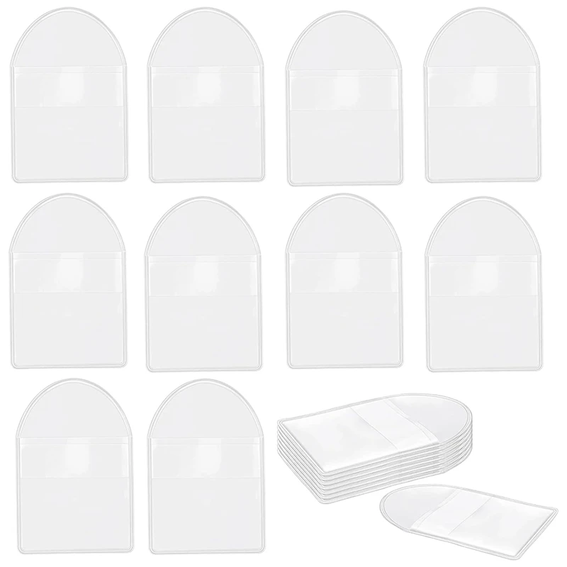 RISE-200 Pack 2Inch Single Pocket Coin Sleeves Plastic Coin Collection Supplies Transparent Holders Protector Clear Bags