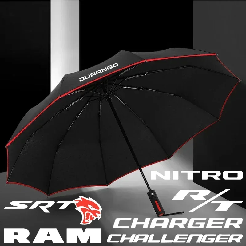 Car Windshield Sunshade Automatic Folding Windproof For Dodge SRT R/T Ram 1500 Charger Challenger Journey Durango Dart Accessories