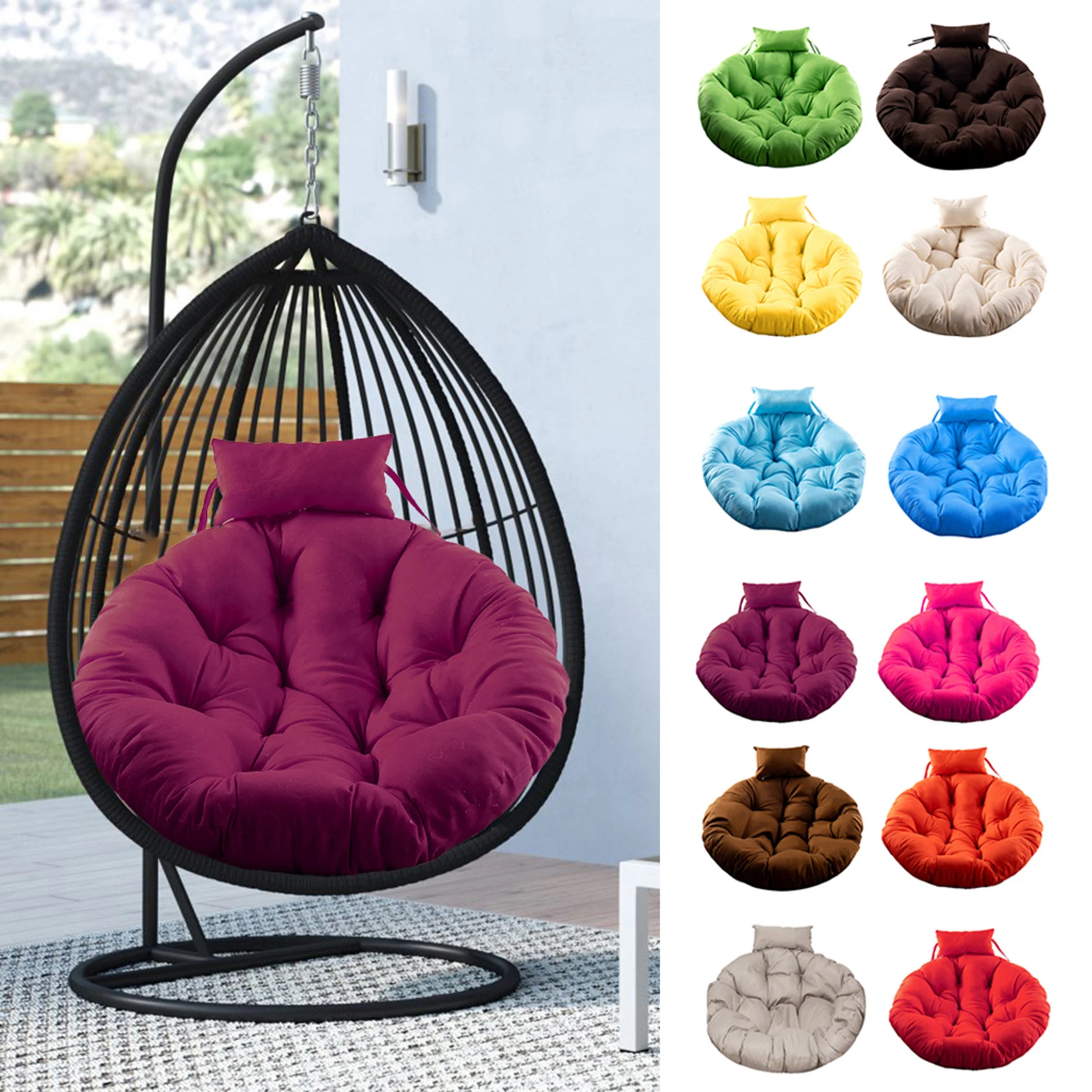 Papasan Chair Cushion Seat Cushion Round Chair Pad Homes Floor Cushion For  Home Decoration Soft Swing Chair Cushion Classical - Cushion - AliExpress