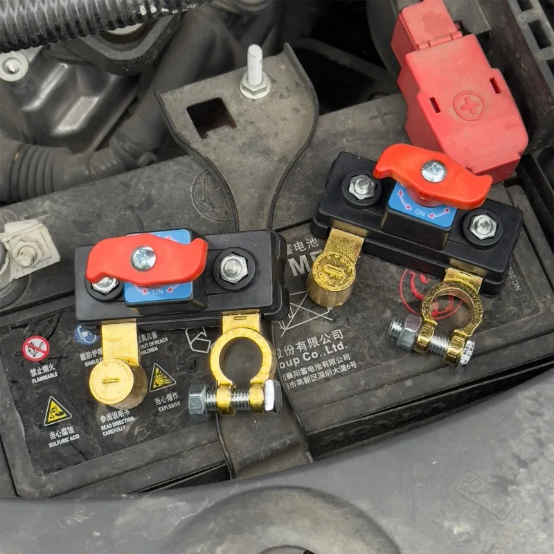 Zinc Alloy 12V 24V Dual Voltage Battery Master Cut Off Switch Structure Negative Pole Disconnect Tool Free Knob PCB Design