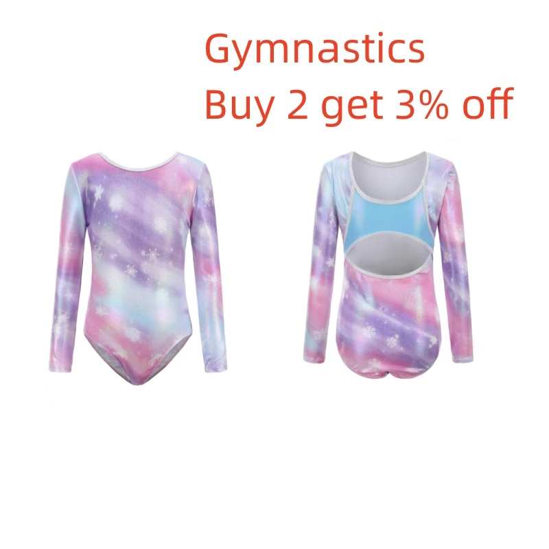 

Модные градиентные цветные дышащие трико для девушек, танцевальные балетки, гимнастики