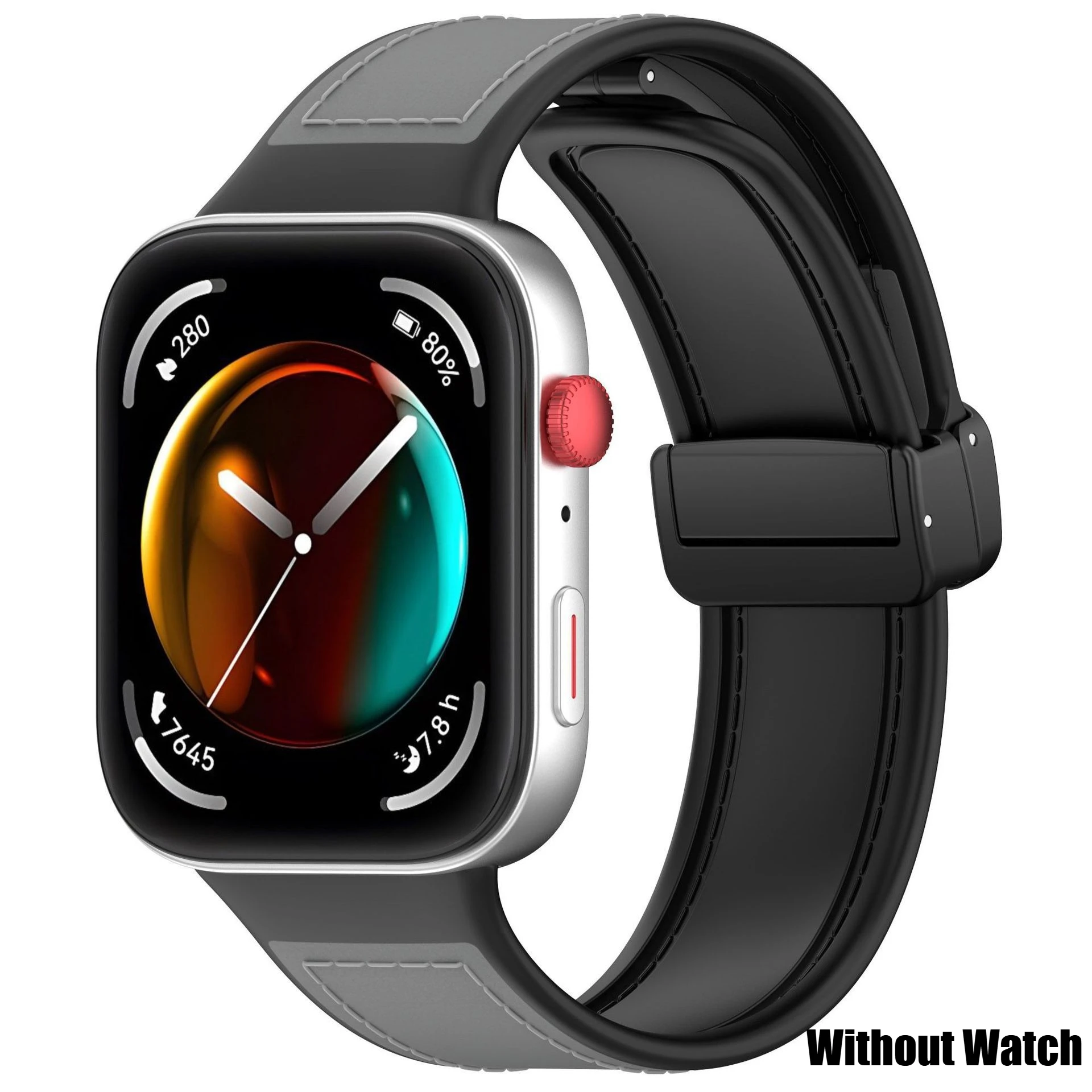 Elegant Leather Bracelet with Magnetic Closure - Premium Strap Accessory