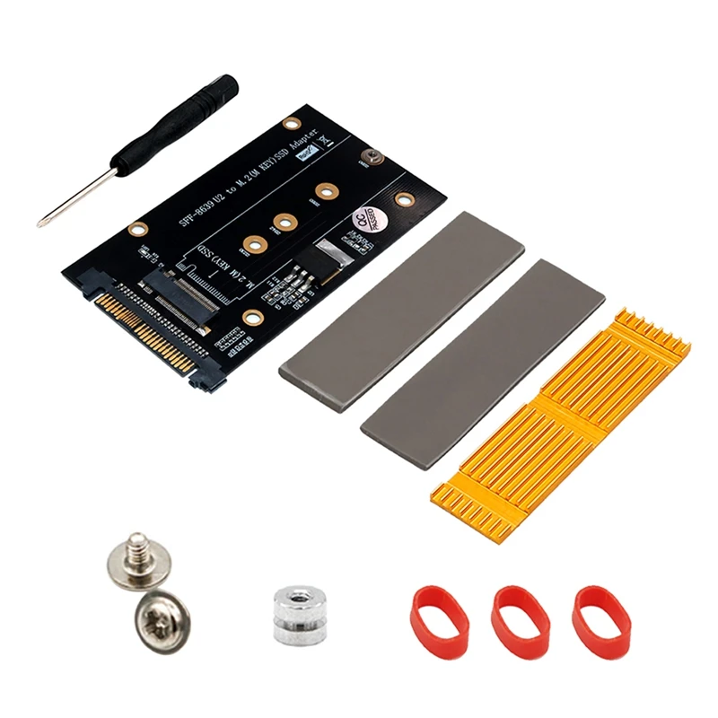 

Адаптер M.2 Key M Nvme SSD к фотоинтернету (U.2), адаптер M.2 Key M с радиатором для 2230/2242/2260/2280 SSD