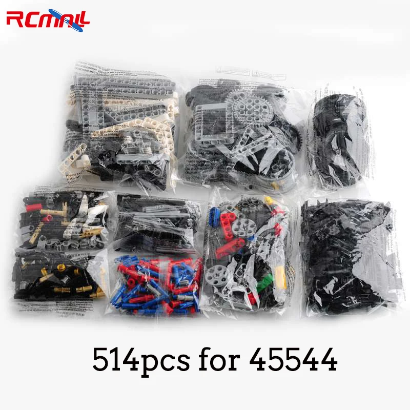 RCmall 514 шт. Набор строительных блоков MOC образовательный набор сделай сам паровой