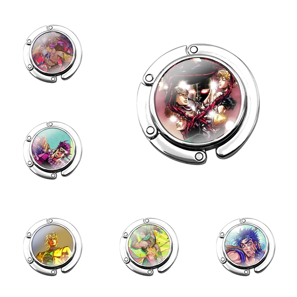 

Foldable Purse Hook for Women's Table Handbag Storage Folding Decor Table Hook JoJo Jonathan Joestar