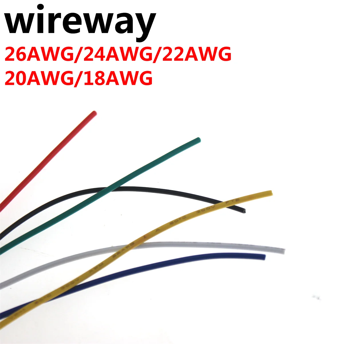 10M Electronic Wire Tinned Copper Cable PVC Insulated 18AWG 20AWG 22AWG 24AWG 26AWG White/Black UL1007