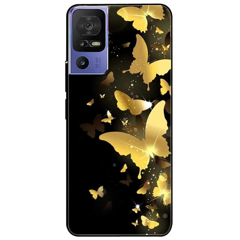 Black Tiger Lion Soft Silicone Protective Case - TPU Bumper Cover