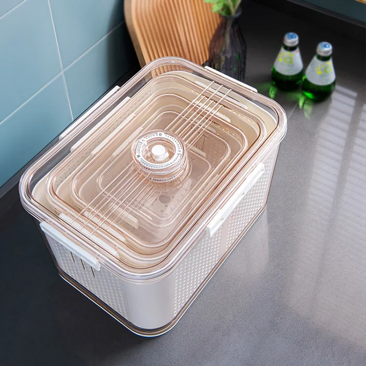 Buy Wholesale China Kitchen Furniture Storage Boxes Vegetable And Fruit  Storage Box Fridge Storage Containers & Fridge Storage Container at USD  1.61