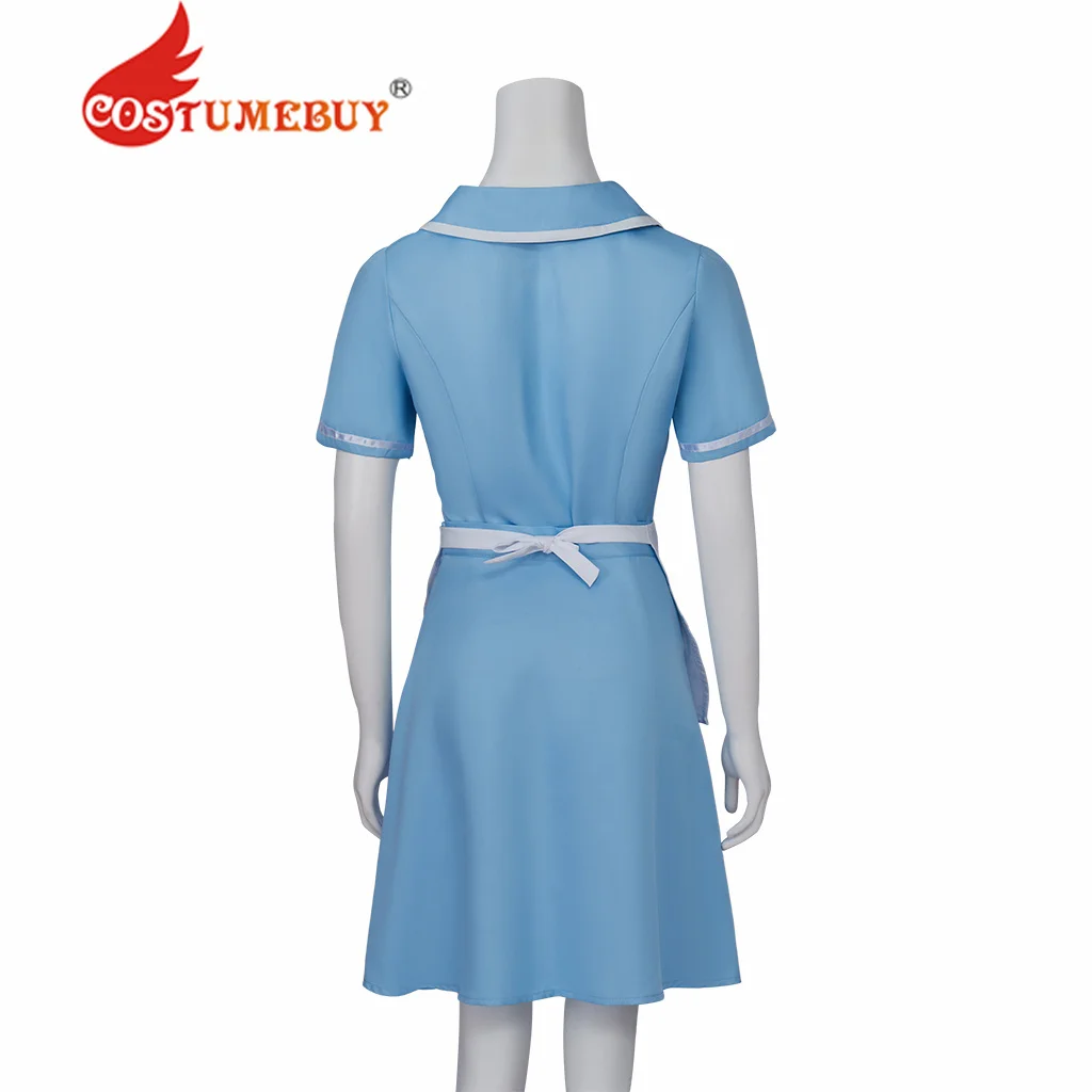 Musical Waitress Cosplay Costume Fancy Blue Maid Dress Uniform