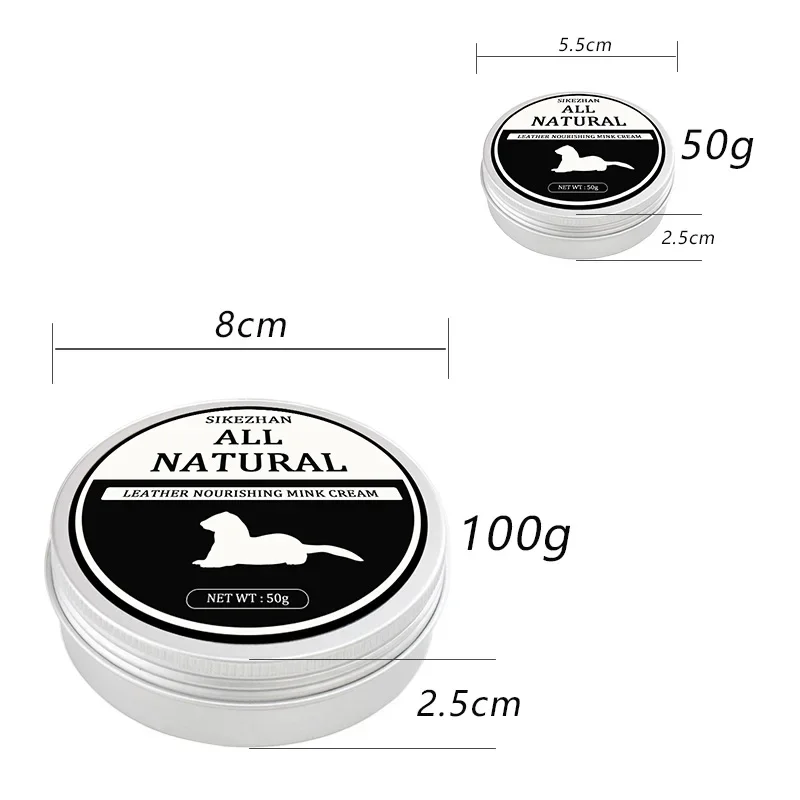 Car Leather Seat Maintenance Care Oil Leather Restoration Mink Oil Cream Sofa Interior Polishing Cleaning 50g/100g leather repair gel,leather repair kit,leather cleaner,car polishing spray