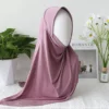 Muslim Islamic One Piece Amira Hijab Scarf Instant Hijabs Headscarfsfor Women Long Scarves Head Wrap Shawl Bonnet Hijab Femme