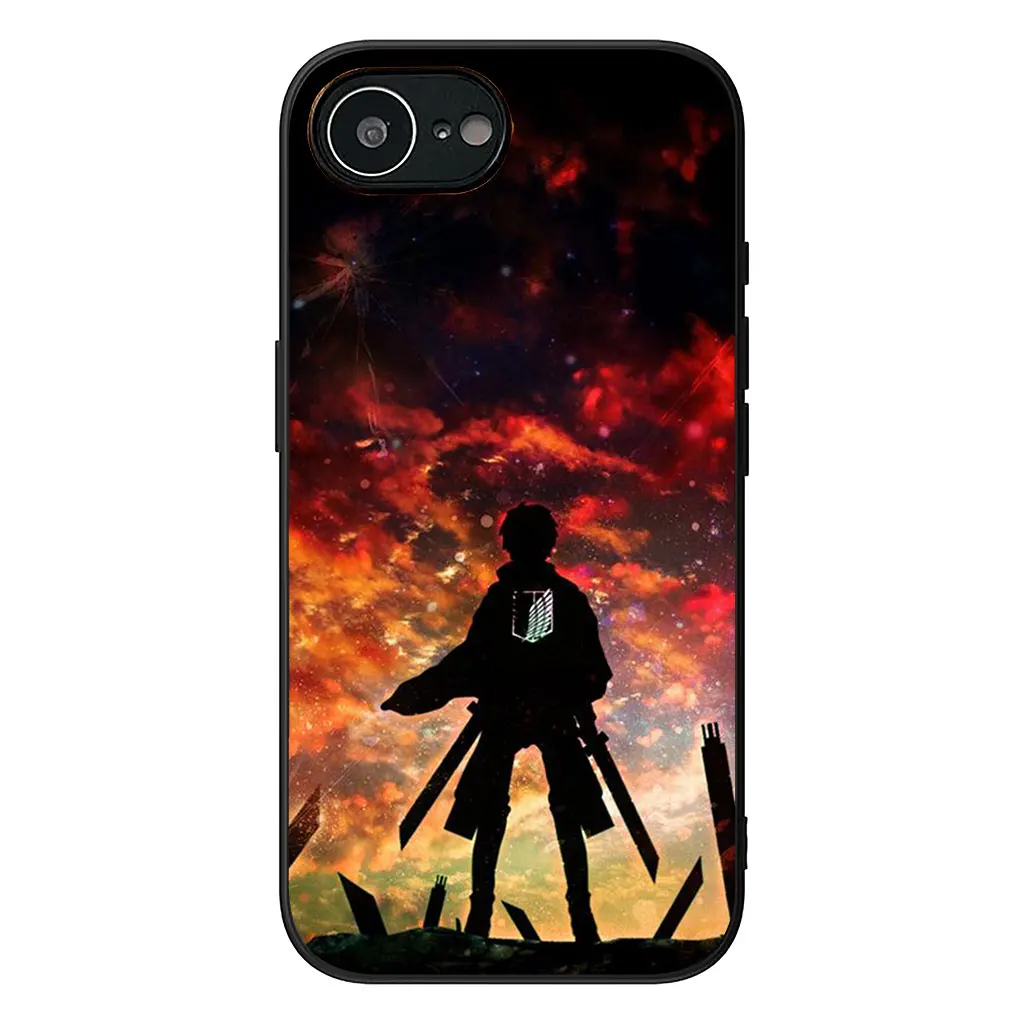 Attack Jaeger & Levi Anime Protective Phone Case - Sleek Design