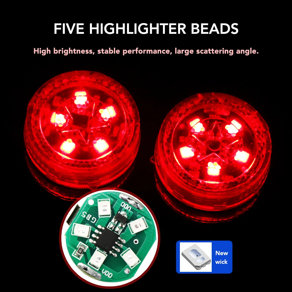 Autoscheinwerfer 1X Universal-LED-Öffnungstür-Sicherheitswarnung  Antikollisionslichter Magnetsensor Strobe Blinkender Alarm Parklampe
