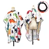 90*75CM Kids Cartoon Haircut Cape Professional Barber Haircut wrap Salon Children Waterproof Cutting Gown Hair Styling Supplies 1