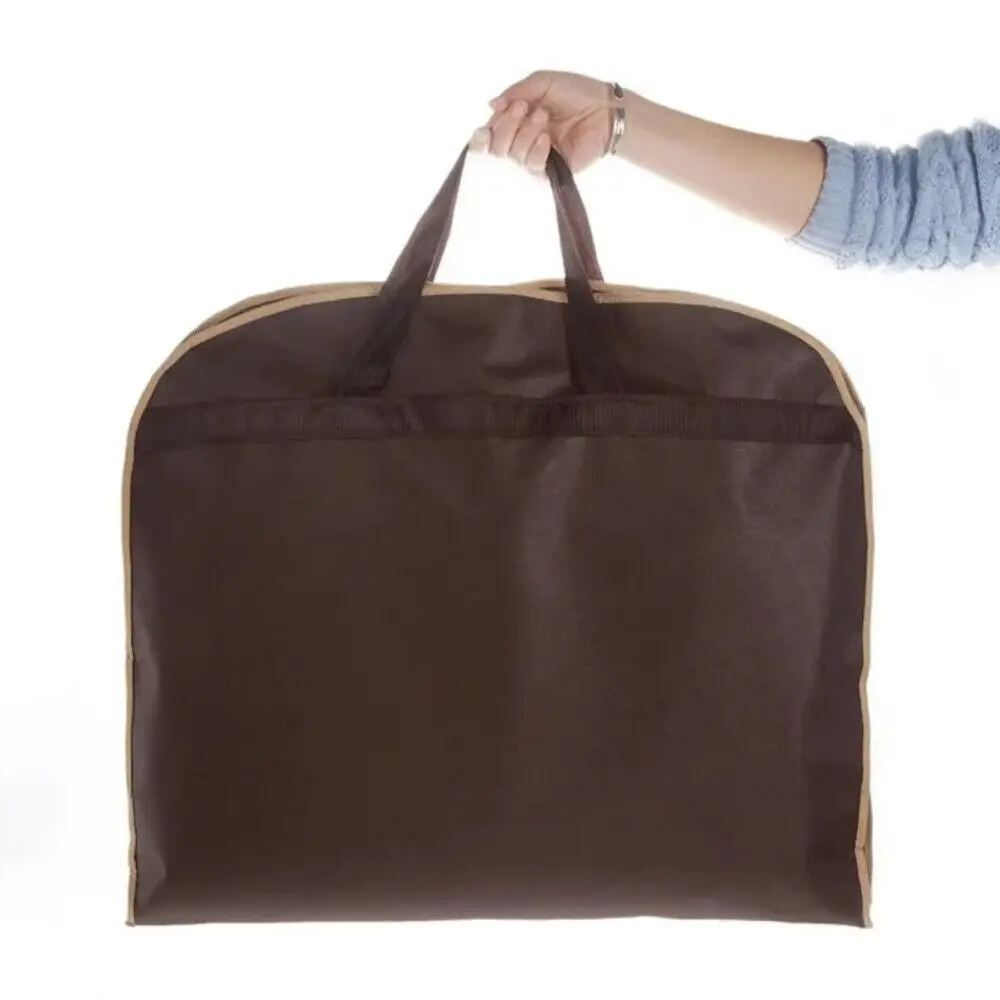 Travel Long Dress Garment Carrier Bag Suit Bags Non-Woven Clothes Dust Cover Hanging Clothes Storage Bag 4
