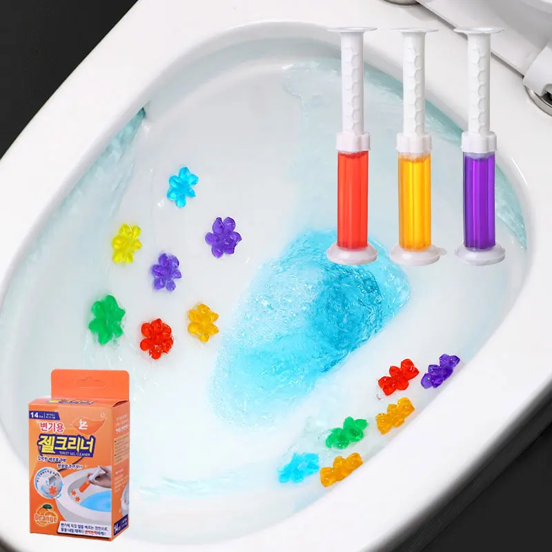 

Toilet Cleaner Gel Flower Aromatic Toilet Air Freshener Needle Detergent Flower Toilet Fragrance Deodorant Bathroom Cleaning