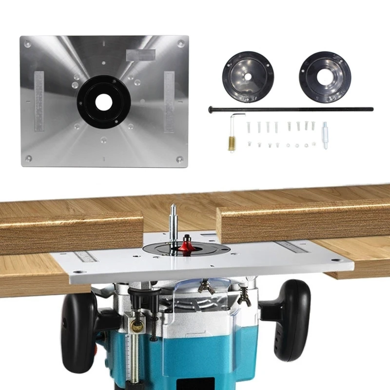 

Practical Guide Table Router Table Insert Plate Electric Wood Milling Trimming Machine Flip Board for Woodworking for Be
