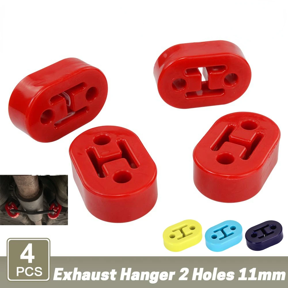 

Polyurethane Exhaust/Muffler SHORT HANGERS 4pcs/lot universal Muffler Hangers Red or Blue 8952