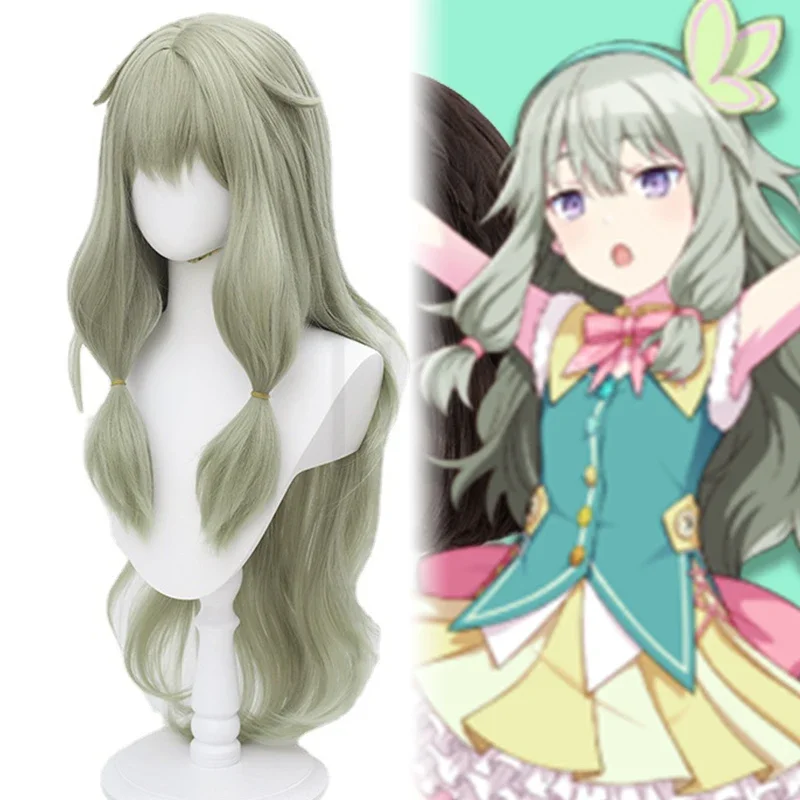 

Project Sekai Colorful Stage Kusanagi Nene Cosplay Wig 80cm 31 Inches Long Green Wig Cosplay Anime Disguise Heat Resistant