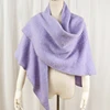 Women Winter Warm Cashmere Plaid Triangle Scarf Shawl Fashion Soft Solid Luxury Pashmina Lady Thick Blanket Long Bandana Scarves 1