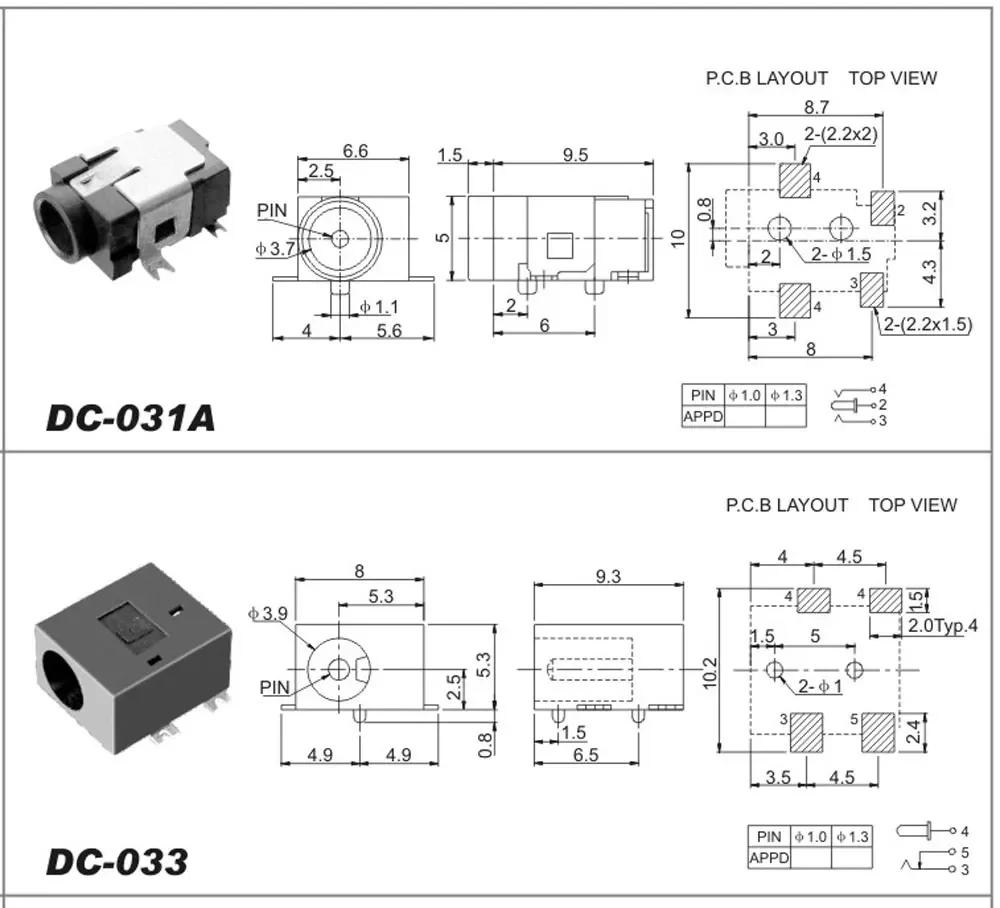 Разъемы постоянного тока DC-003A/005/022B/25M LQIH | AliExpress