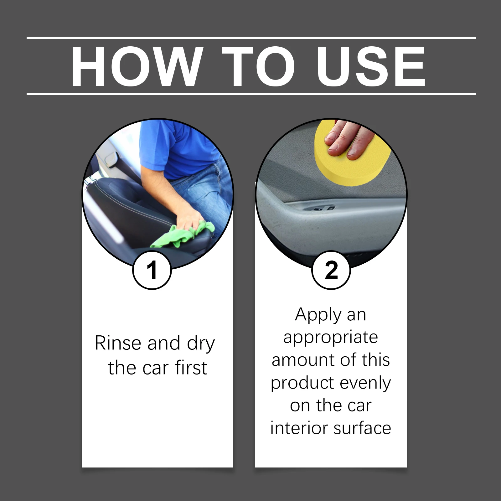 Car Interior Polish Restorer Scratch Remover Stain Protection Leather Dashboard Seats Trim Care Cleaner