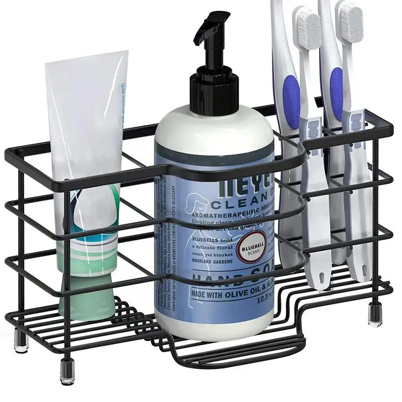 

Toothbrush And Toothpaste Storage Rack Razor Toothbrush Dispenser Bathroom Creative Wall Mounted Multipurpose Storage Rack