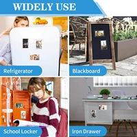 Acrylic Fridge Magnetic Photo Frames 6x9cm Home Decor Double Sided Clear Magnetic Frame for Display 2.46x3.54 Inch Magnet 5