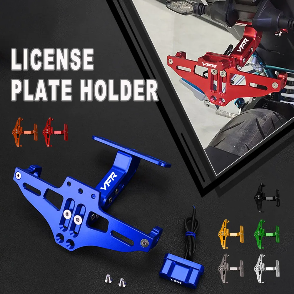Staffa Porta Targa Posteriore Coda Posteriore Tidy Fender Eliminator Plate Kit Per Honda Vfr800/F Fi/W1 Vtec Vfr 800 F 800F Fi W1 Vtec