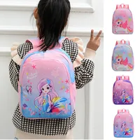 2024 Baby Girls 2-6 Years Old kids Engineering Backpack Cartoon School Backpack Kids Kindergarten Small School Bag Cute Backpack 6