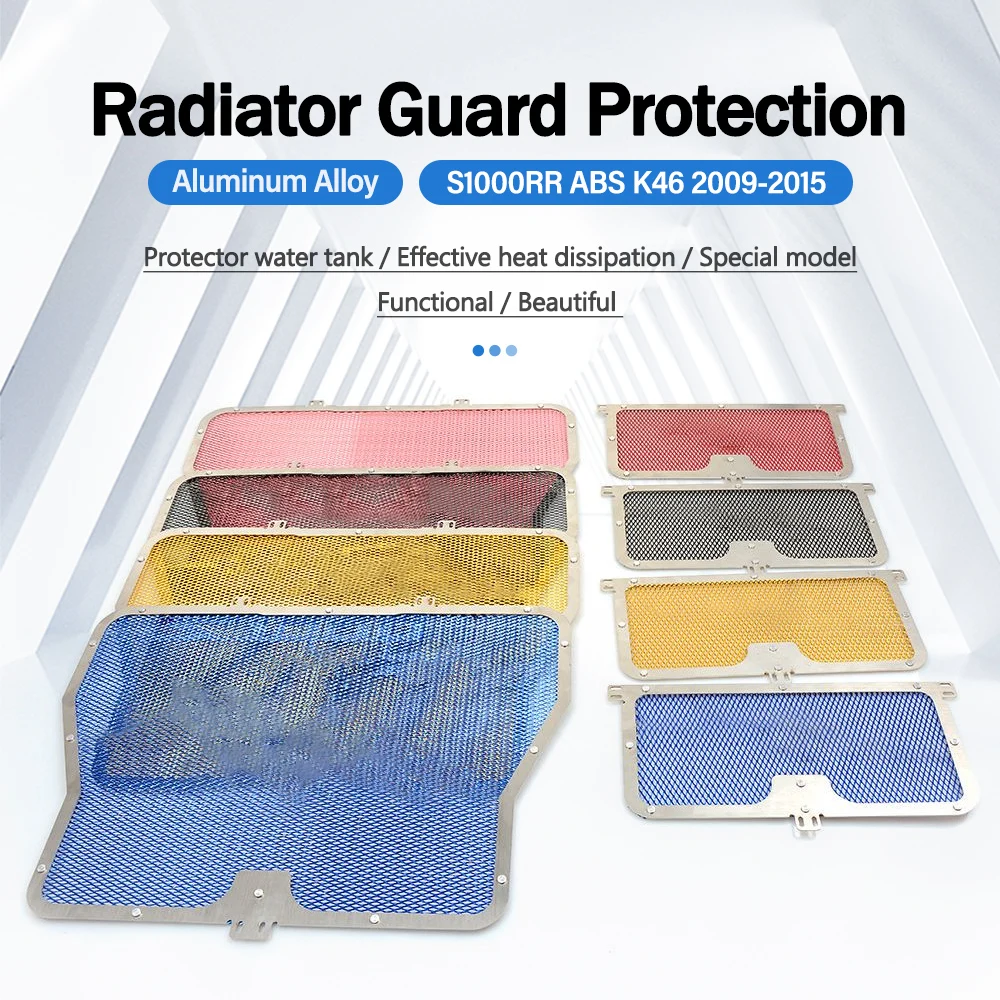 

Racing Radiator Guard For BMW S1000R S1000RR S1000XR 2014-2018 HP4 2012-2015 Radiator Grill Oil Cooler Cover S1000RR 2010-2017