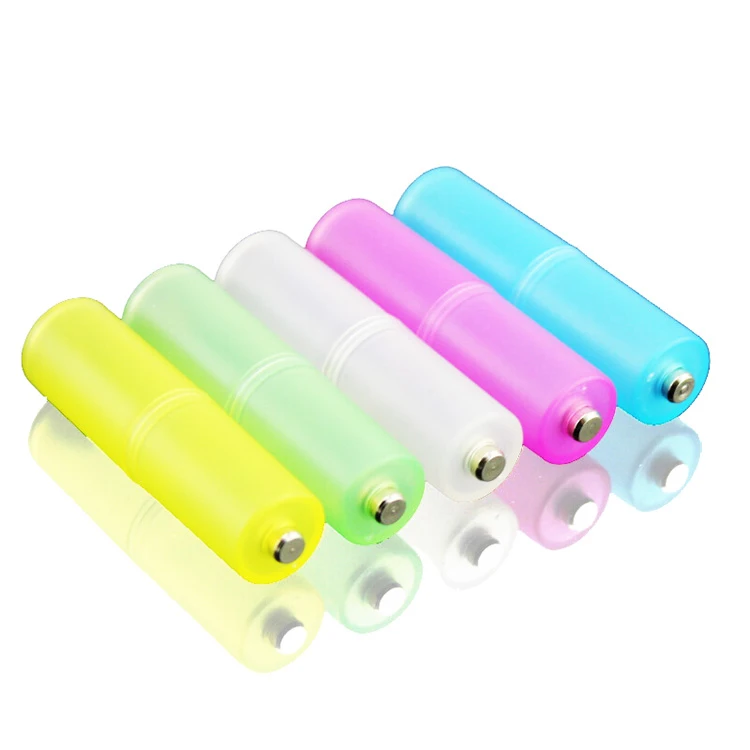 

AAA to AA Size Cell Battery Holder Box Converter Adapter Case Cover Adaptor Switcher for AAA to AA Batteries