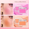 Face Blusher Matte Natural Cheek Tint Brighten Face Pink Red Face Contouring Cosmetics Blush Powder Soft Female Makeup 3