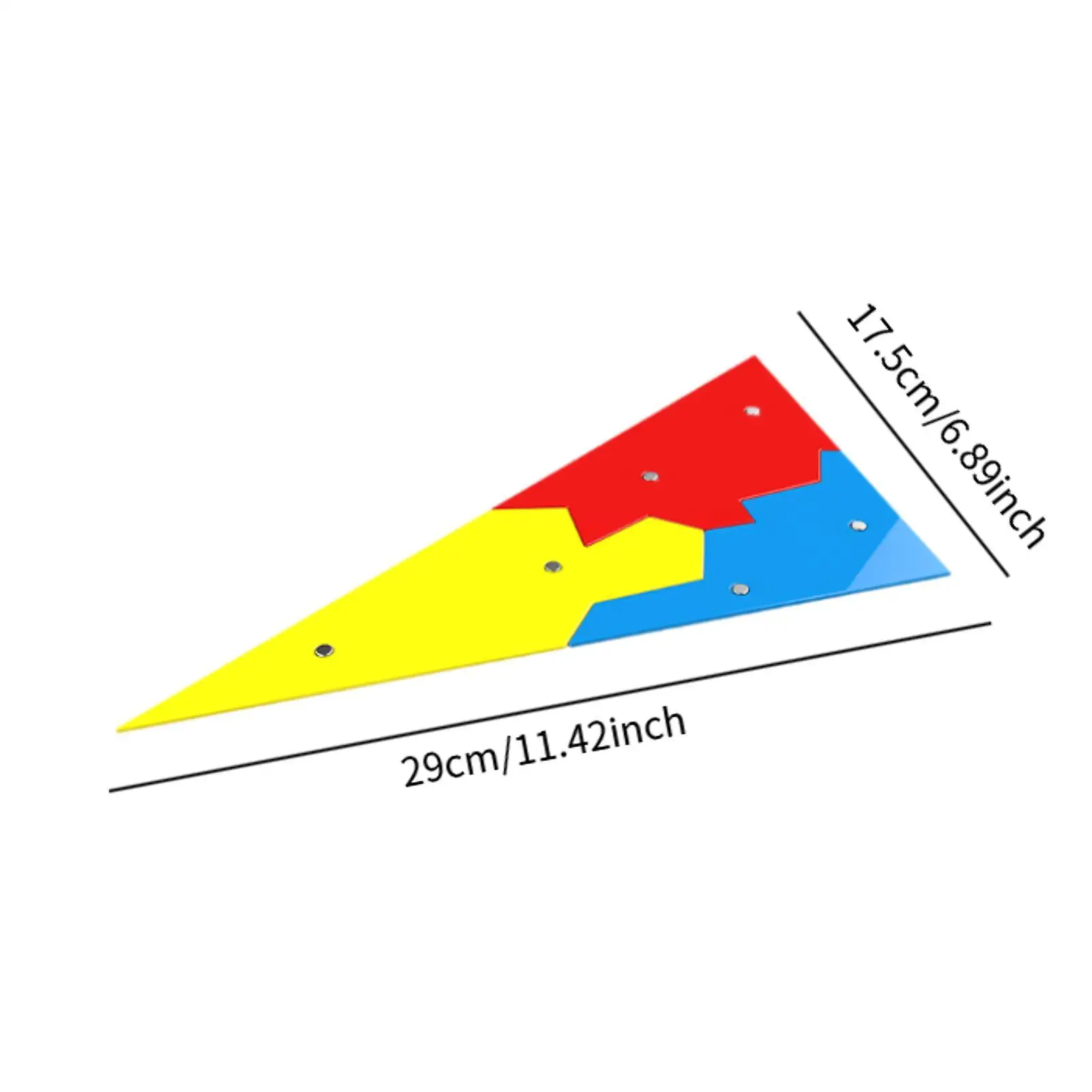 Triangle Interior Angle Sum Demonstrator Math Learning Educational Compact Teaching Aids for Boys Girls School