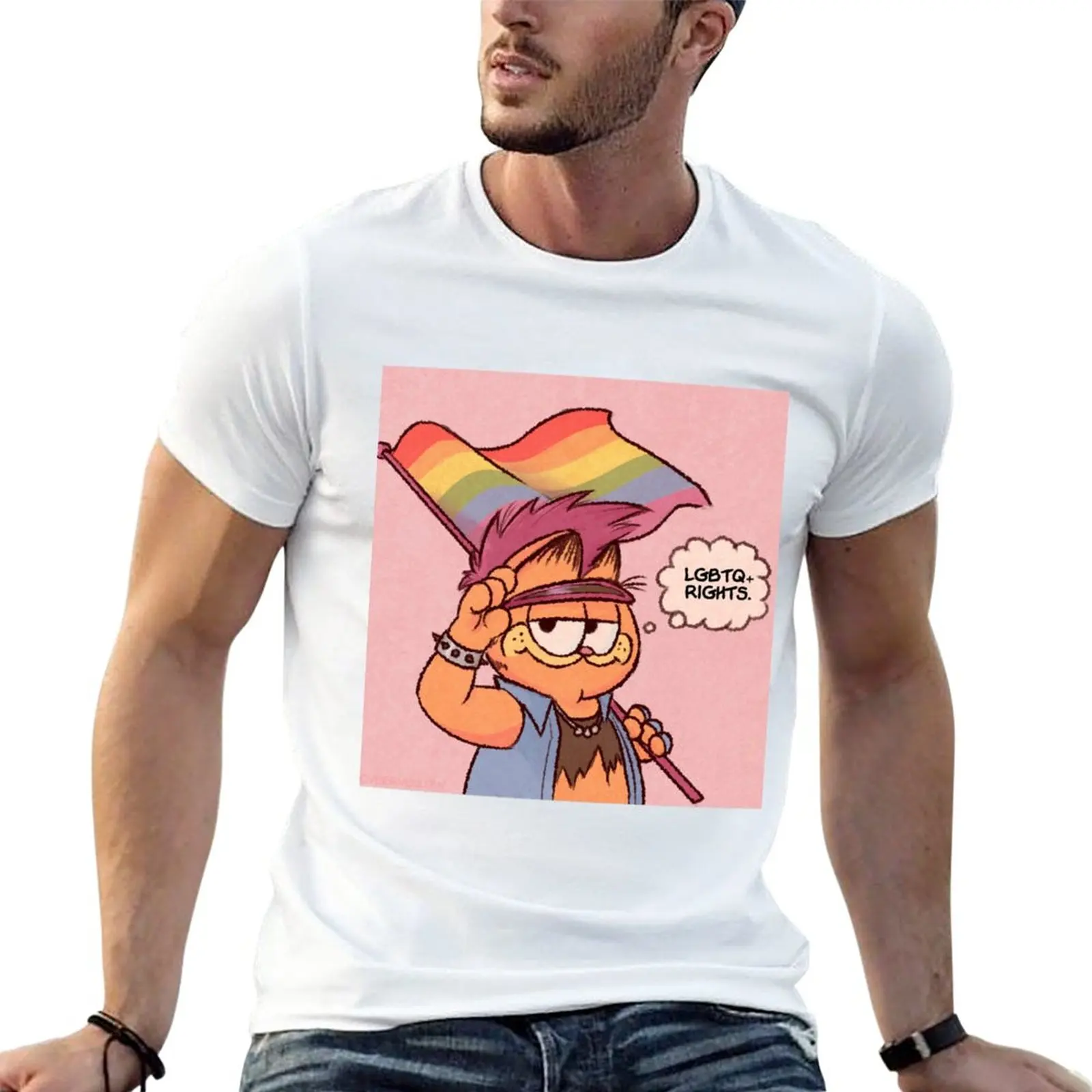 

New Garf Pride - LGBTQ+ rights T-Shirt oversized t shirt summer clothes funny t shirt mens graphic t-shirts