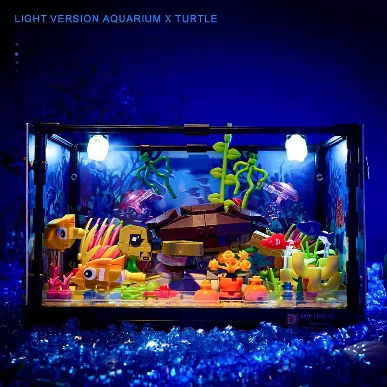 Lego Moc Aquarium Poissons