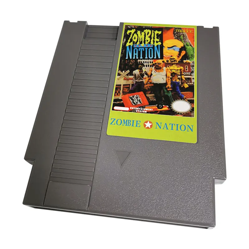 

For Classic NES Game - zombie nation Game Cartridge For NES Console 72 Pins 8 Bit Game Card