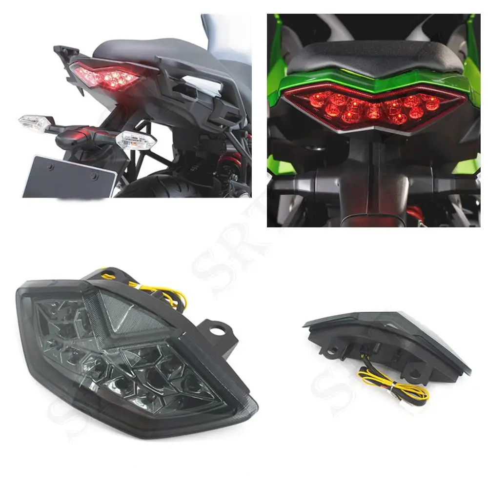 

Fit For Kawasaki Ninja 1000 Z1000 SX Motorcycle Accessories Tail light Brake turn signal integrated LED Rear lamp 2011-2022